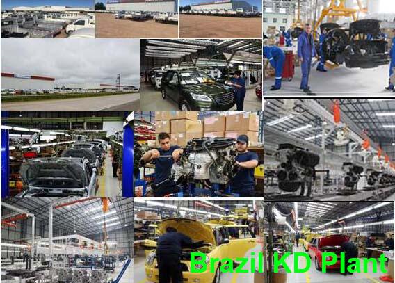 Fábrica de montaje de ultramar del coche para la demostración, fábrica de montaje del vehículo 0