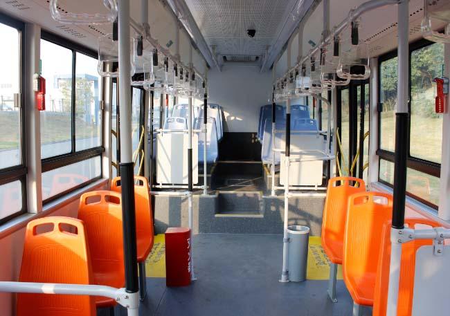 Autobús de lujo del pasajero de la ciudad, asamblea del vehículo del autobús del transporte público 2