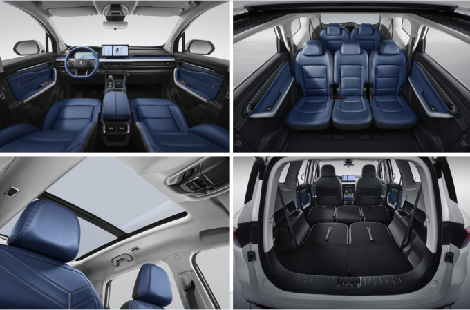 SUV de alto rendimiento de cinco puertas y seis asientos, coche eléctrico RL9 SUV de gran capacidad de largo alcance 1
