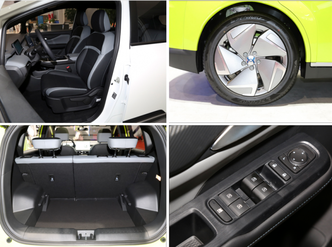 55.4 KWh de batería coche eléctrico Z03 alcance hasta 430 Km coche de conducción asistida inteligente 0