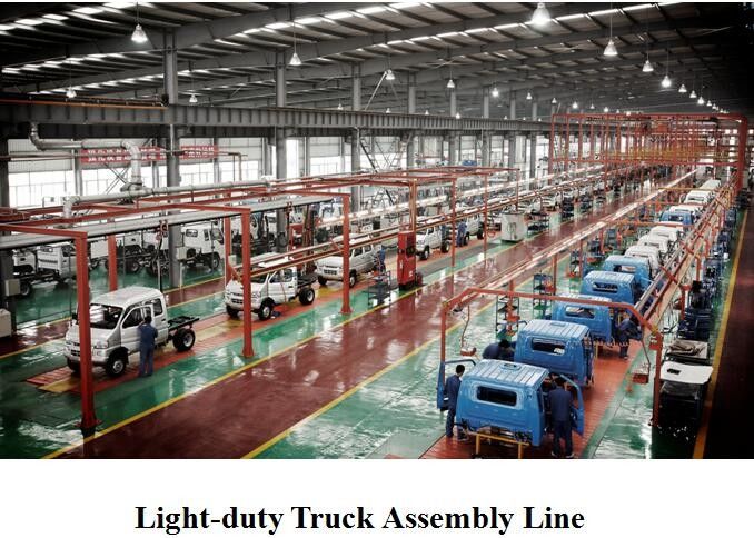 Planta de fabricación de poca potencia de la camioneta pickup, fábrica de la producción del camión del transporte de cargo, inversión auto de la fábrica de montaje 2
